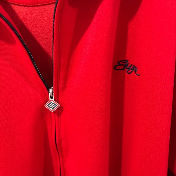 Vintage Enyce Full Zip Jacket Red with Rainbow Size XXL - Picture 2 of 5